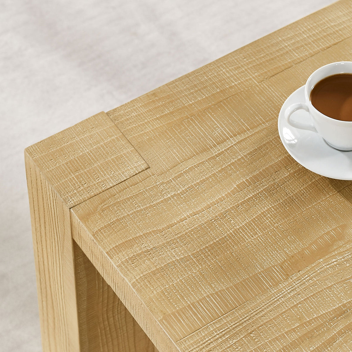 Modern Rectangle Coffee Table Set with Durable MDF Construction - 2-Piece