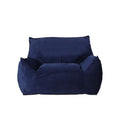 Allea Bean Bag Chair with Armrests - Fabric - Multiple Colors