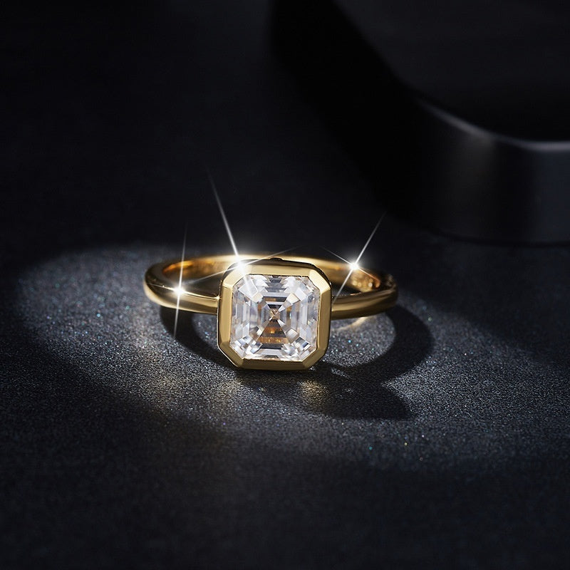 Design A Minimalist Pagoda-cut Diamond Ring