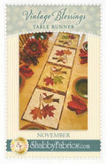 Vintage Blessings Table Runner - November