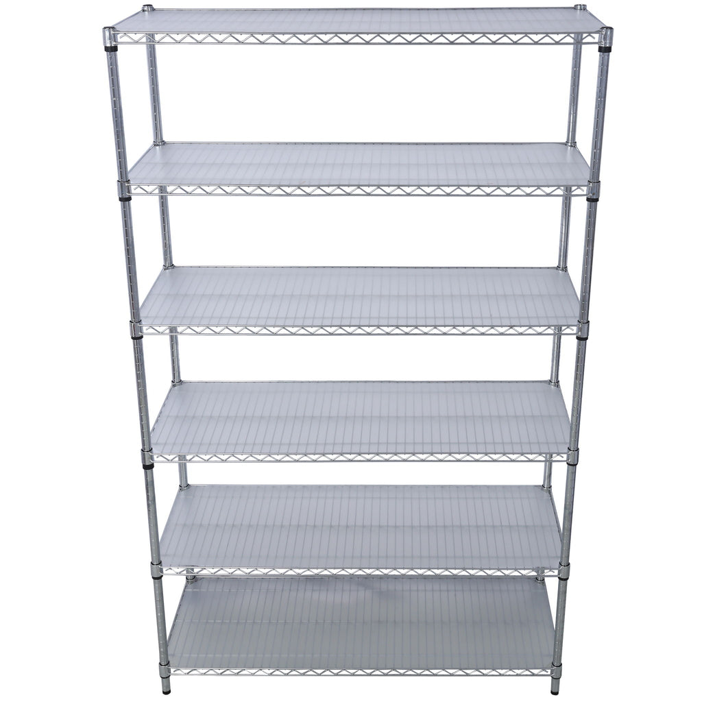 6 Tier Heavy Duty Metal Shelf Wire Shelving Unit