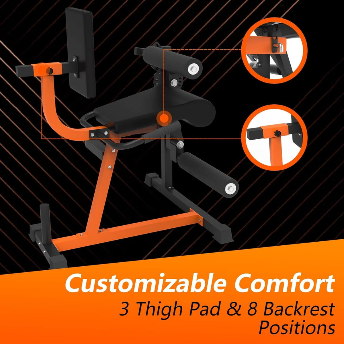 550LBS Adjustable Lower Body Leg Extension And Curl Machine (SAK16390)