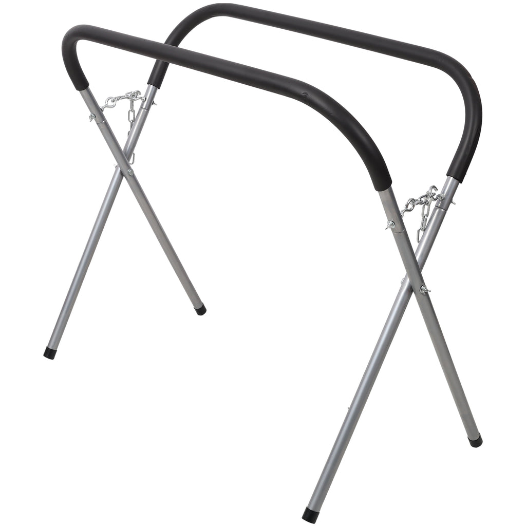 Heavy Duty Folding Work Stand with 750 lb Capacity - Silver or Black