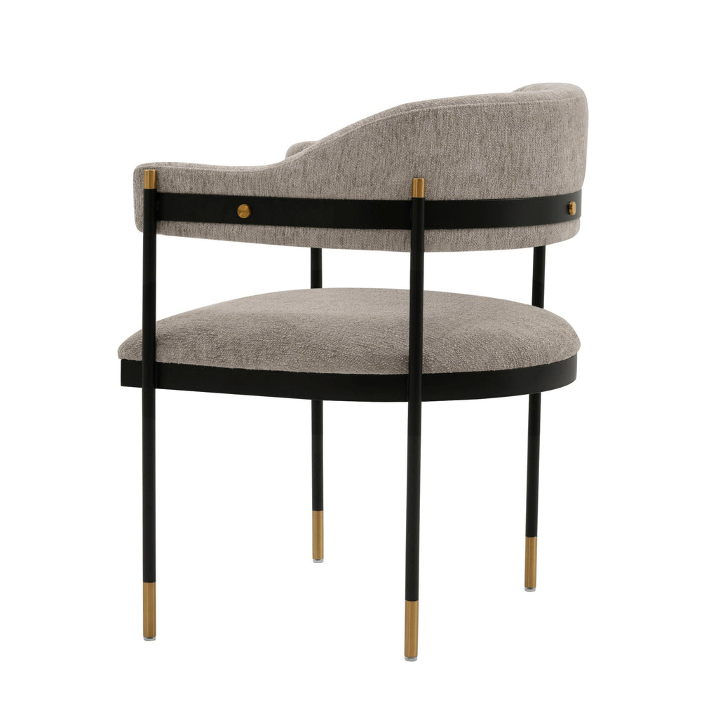 Fully Upholstered Arm Chair with Floating Back - Multiple Colors