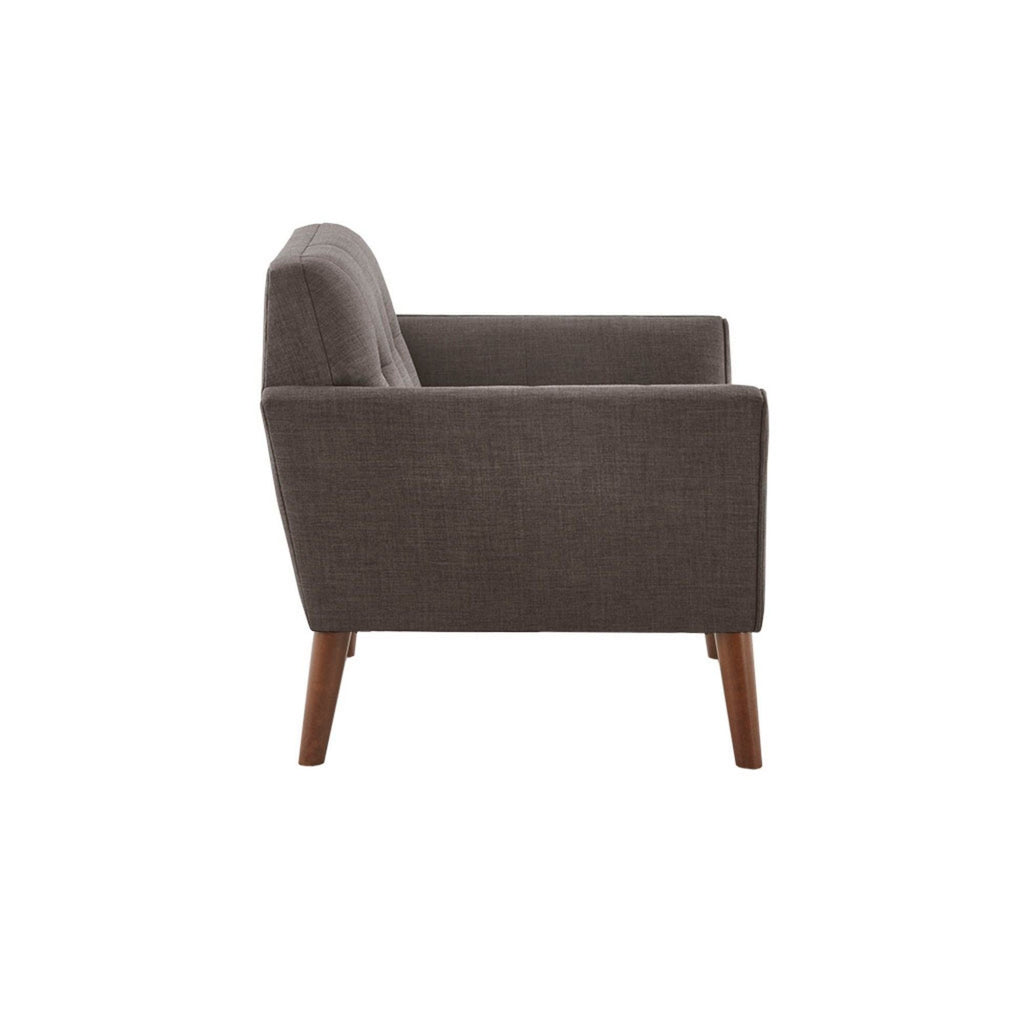 Modern Lounge Chair With Button Tufting