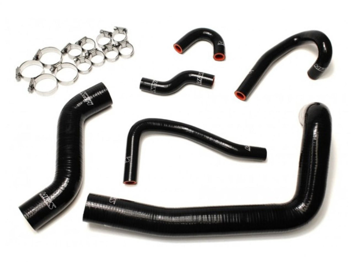 HPS Performance HPS Black Reinforced Silicone Radiator and Heater Hose Kit Coolant Mazda 93-95 RX7 FD3S