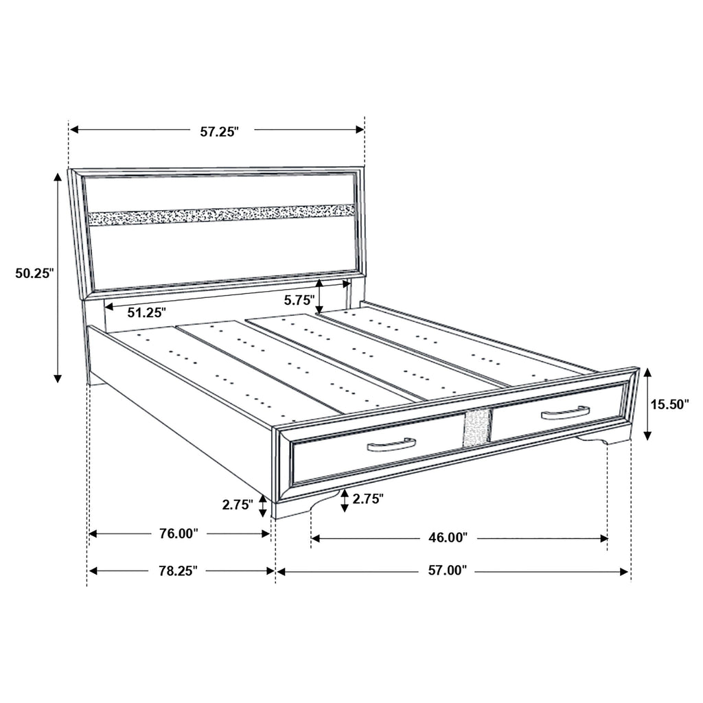 Urbana Storage Panel Bed