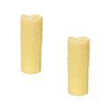 Simplux LED Dripping Candle with Moving Flame and Remote (Set of 2)