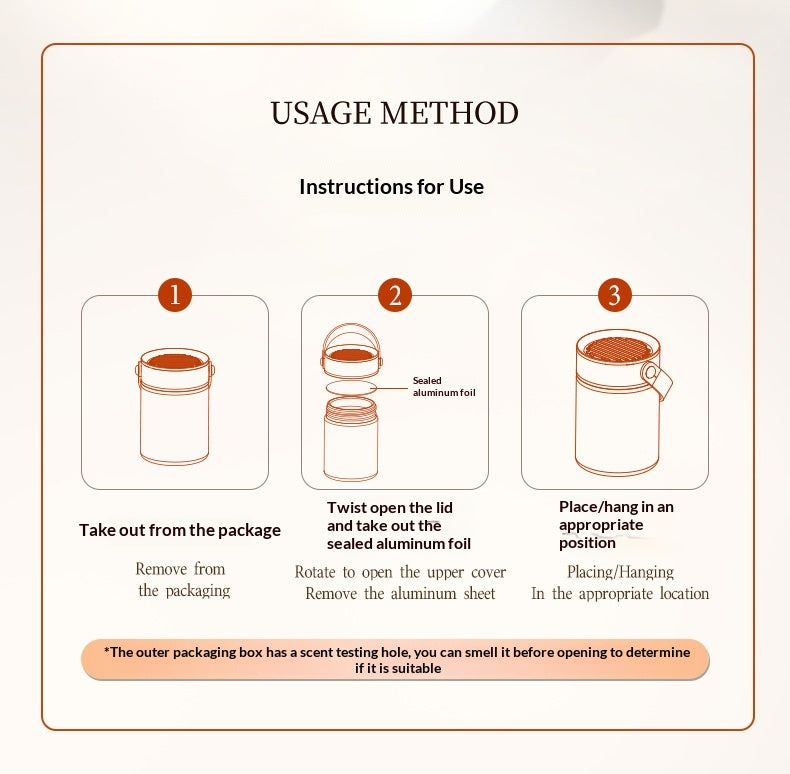 Long-lasting Mild Fragrance To Eliminate Odors - Solid Fragrance Cream For Use In Cars