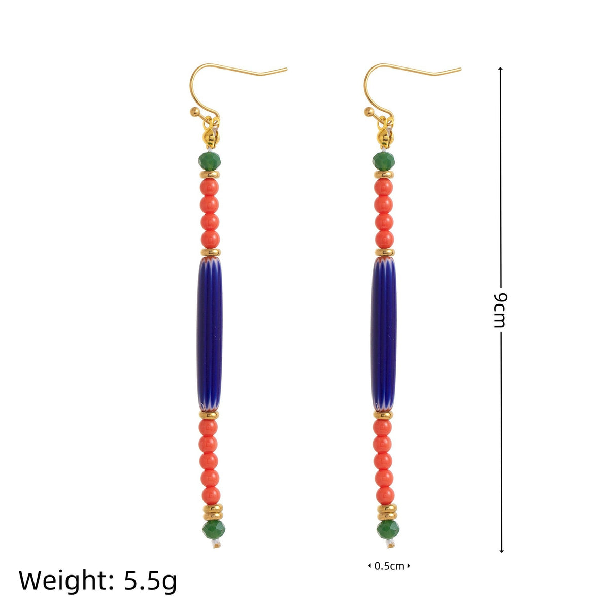 Gold-plated Stainless Steel Stud Earrings