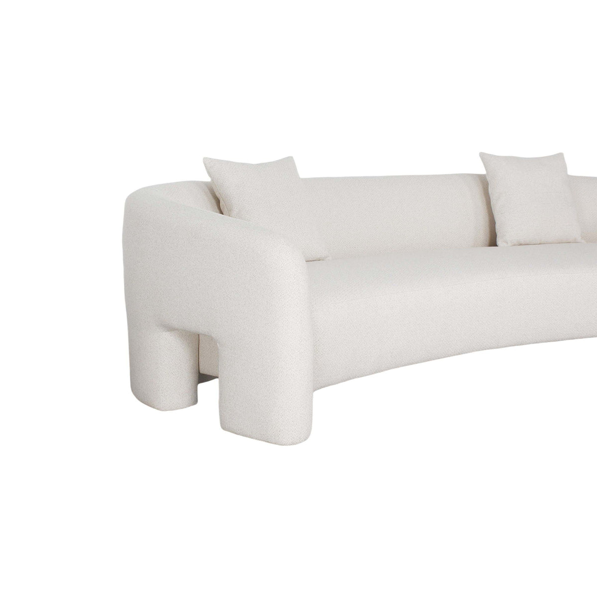 Sylvia Loveseat with Breathable PU Leather - Beige or Gold