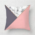 Pink Geometric Abstract Decorative Pillows Case