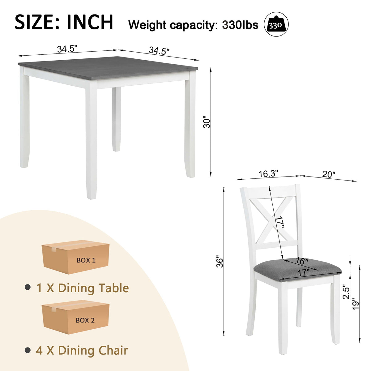 Modern Dining Table Set With Chairs