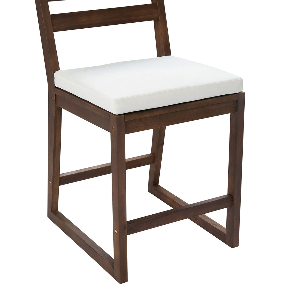 Patio Bar Set with Ergonomic Chairs - Light Brown or Dark Brown