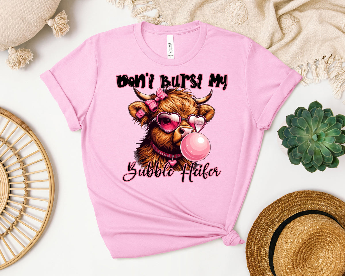 Don't Burst My Bubble Heifer Graphic Tee