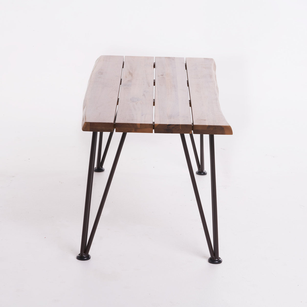 Zion Industrial Wood and Metal Coffee Table