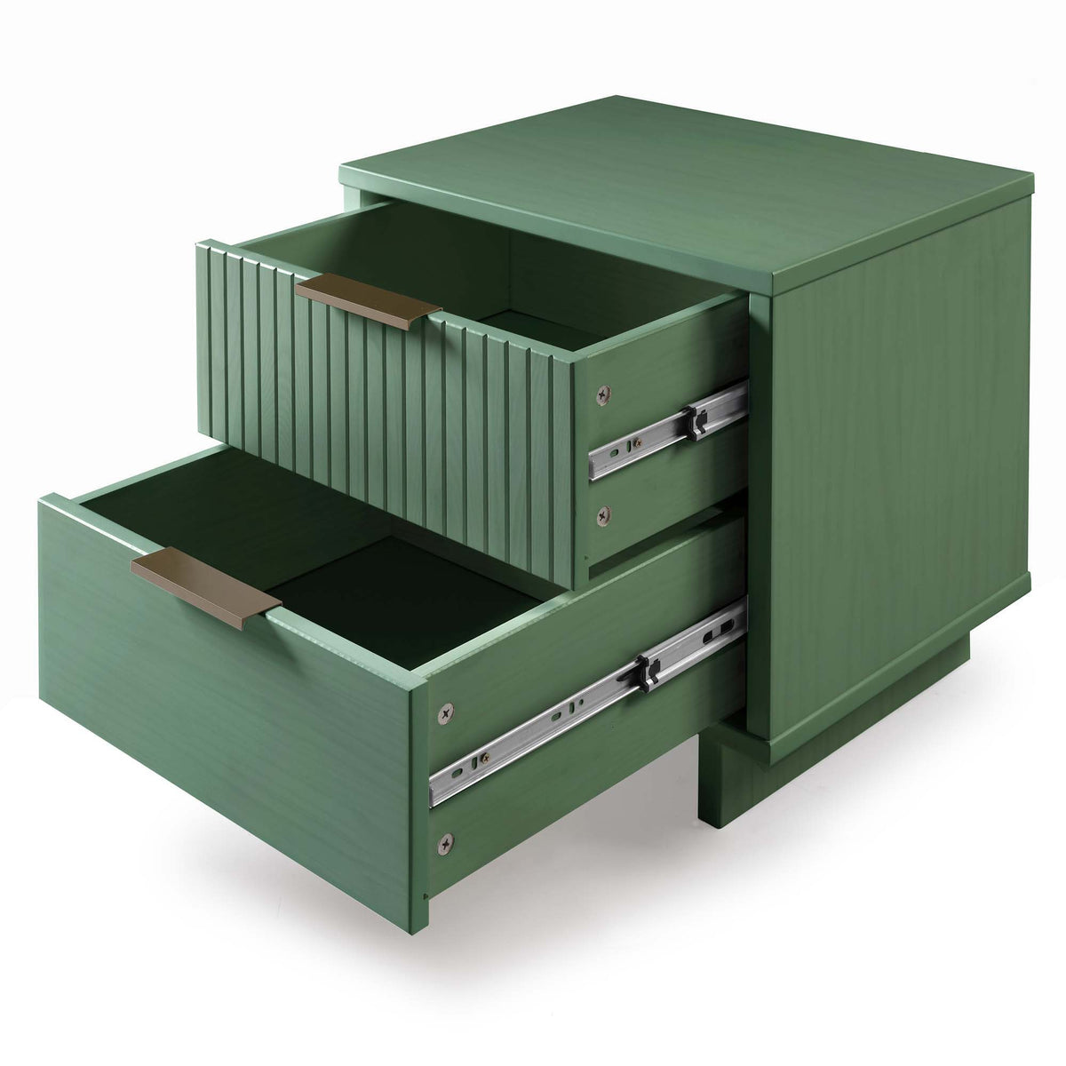 Granville Nightstand with 2 Drawers - Solid Wood Construction