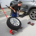 Heavy Duty Adjustable Wheel Dolly with 330 LBS Capacity - Iron