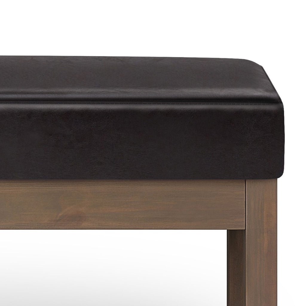 Milltown Upholstered Ottoman Bench with Versatile Design - Multiple Colors