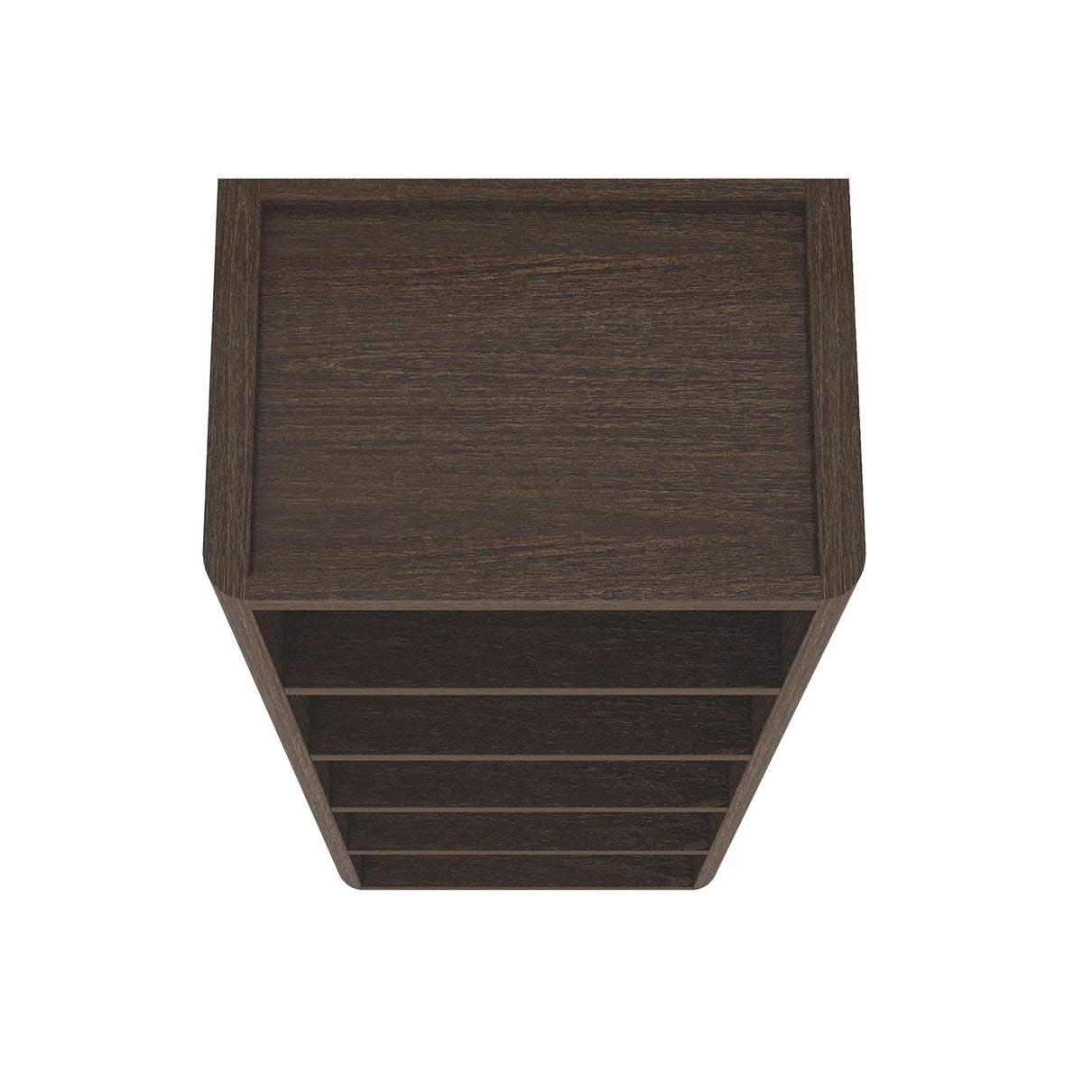 Open Bookcase with Adjustable Shelves - 79" High - Black, Light Brown, Dark Brown