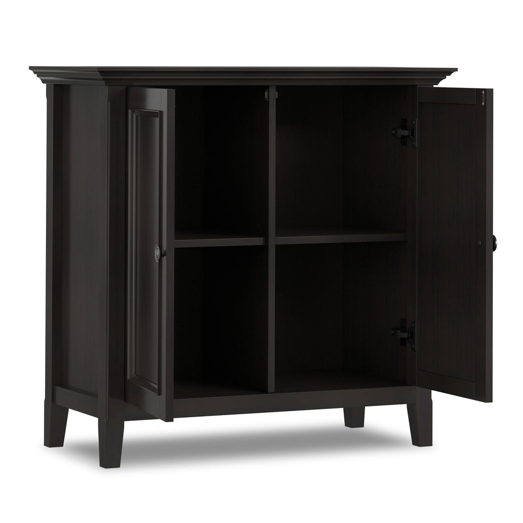 Amherst 2 Door Storage Cabinet with Adjustable Shelving - Brown