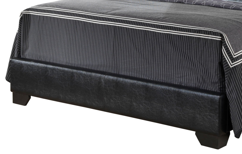 Elegant Platform Bed with Upholstered Finish - Multiple Colors