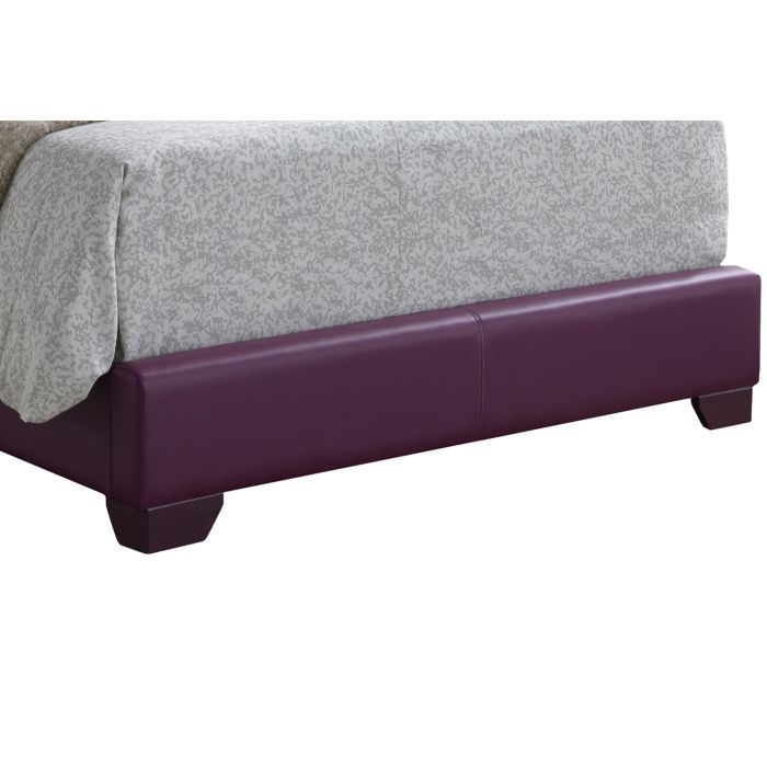 Elegant Platform Bed with Upholstered Finish - Multiple Colors