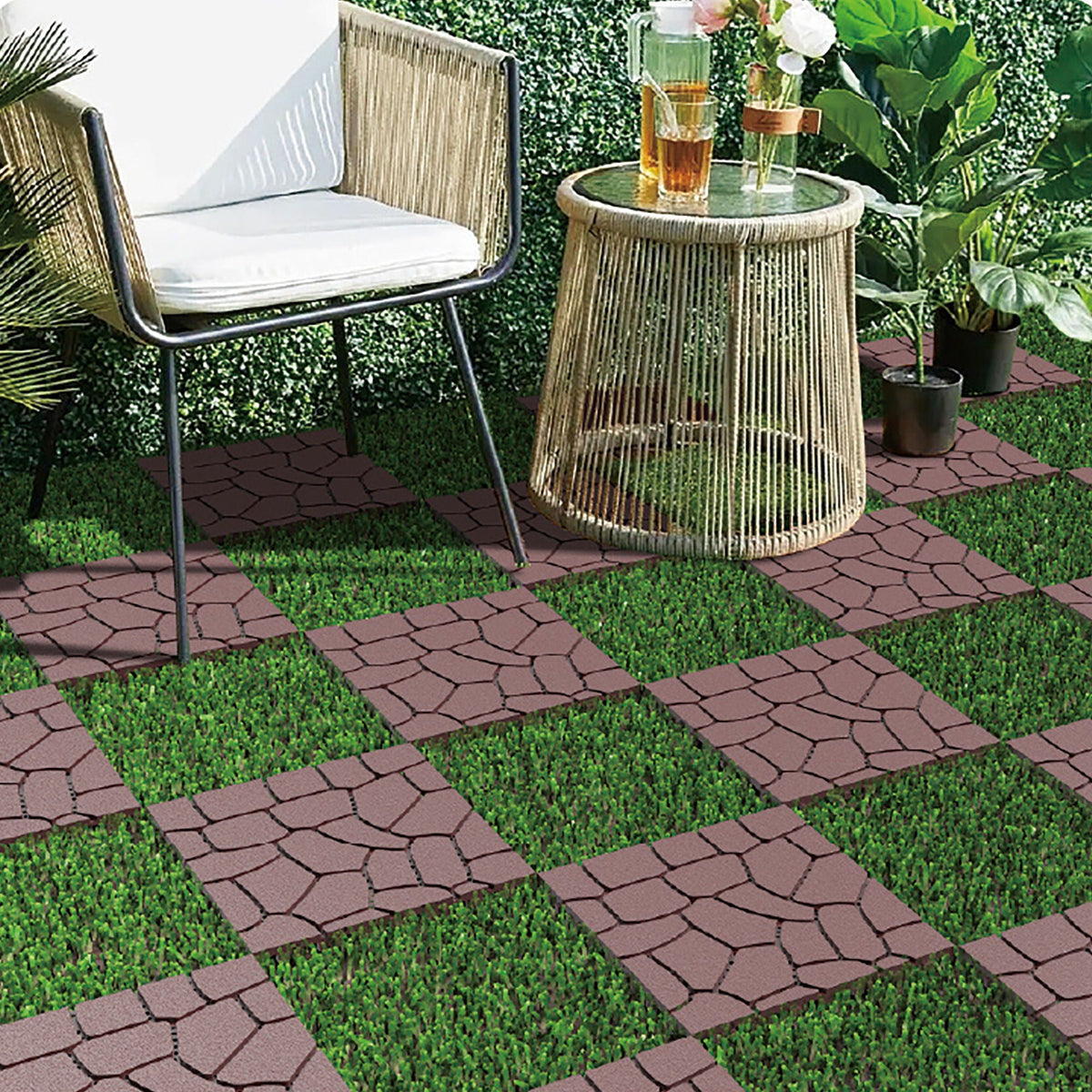 New Stone Texture Patio Deck Tiles