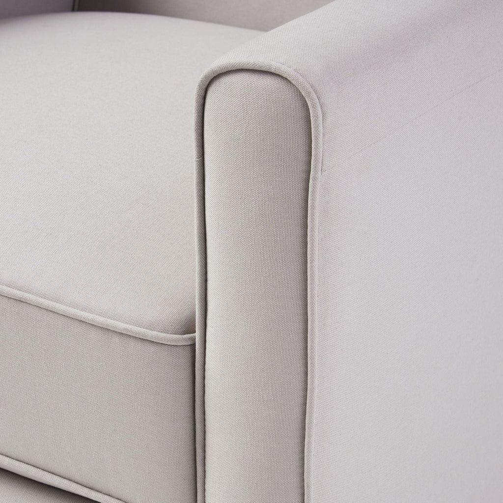 Upholstered Push Back Recliner Chair with Adjustable Recline - Multiple Colors