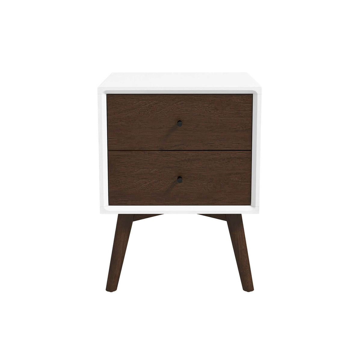 Caroline - Mid-Century Modern Style Night Stand 2 Drawer