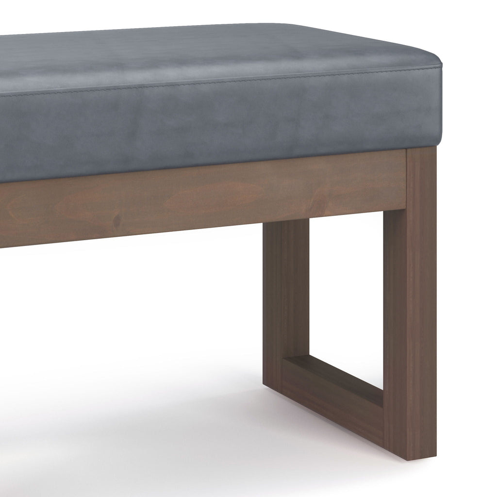 Milltown Upholstered Ottoman Bench with Versatile Design - Multiple Colors