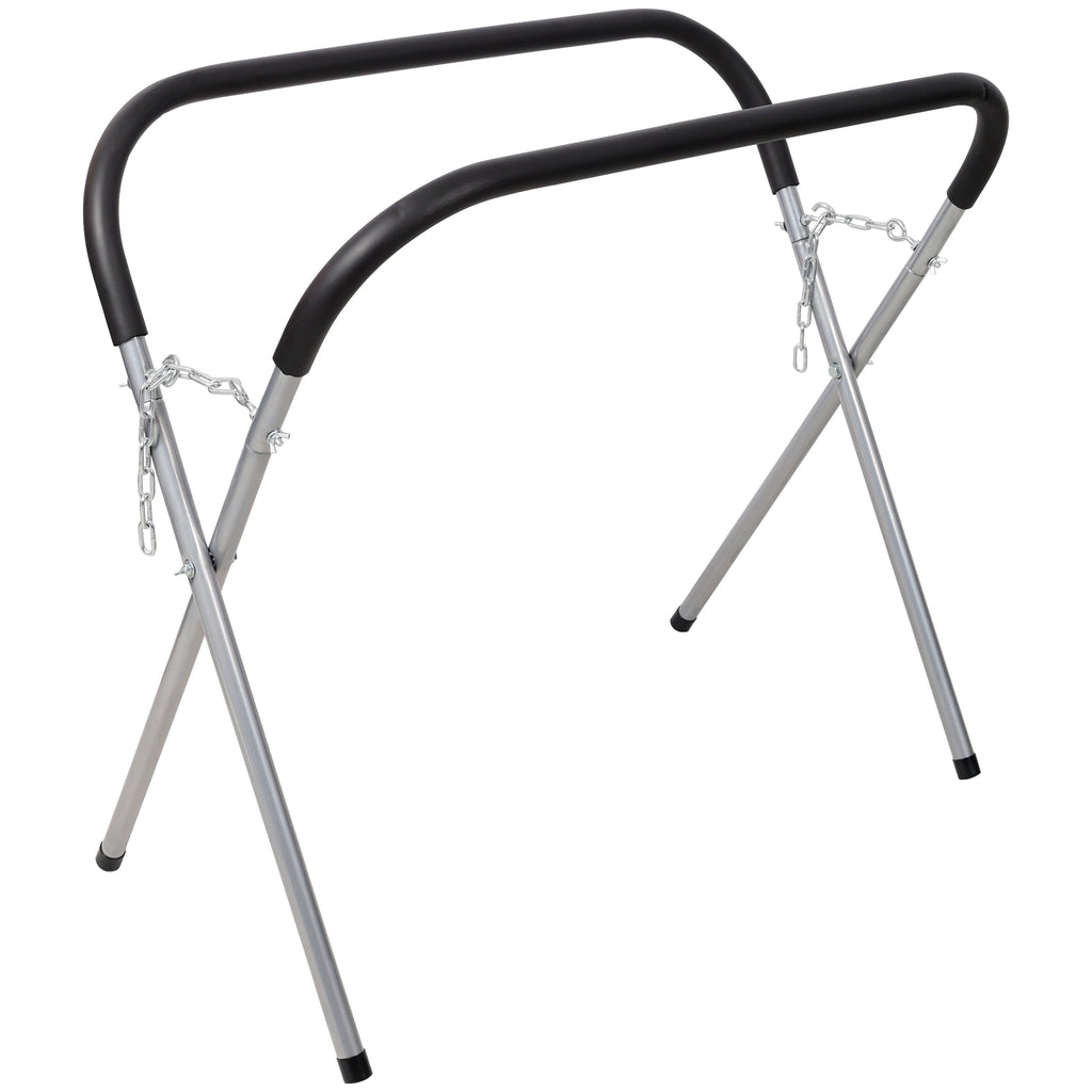 Heavy Duty Folding Work Stand with 750 lb Capacity - Silver or Black
