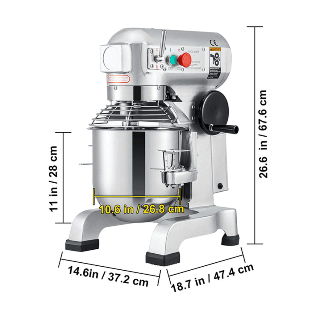 Commercial 600W 15QT Dough Kneader Bakery Mixer Machine (SAK95629)