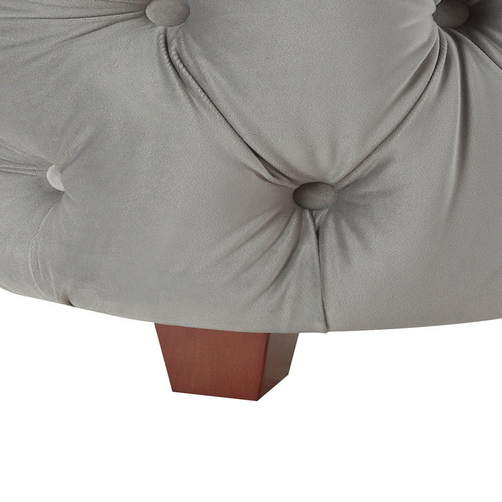Tufted Panel Bed with Wingback Headboard and Footboard - Multiple Colors