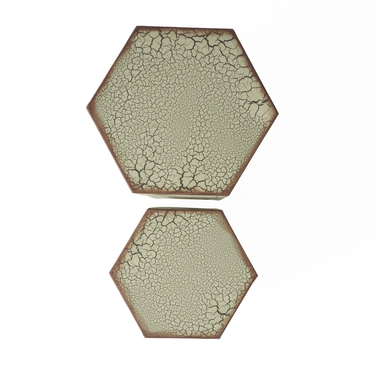 Selva Accent Table Set with Powder-Coated Iron - Green