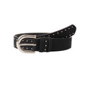 Leopard-print Rivet Women's Belt