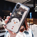 Compatible with Apple , Snowflakes Sands Mobile Shell Christmas