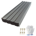 Corrugated Galvanized Steel Roofing Panels - 10 Pack