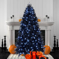 7ft Christmas Tree with Sturdy Metal Frame - Black or Green