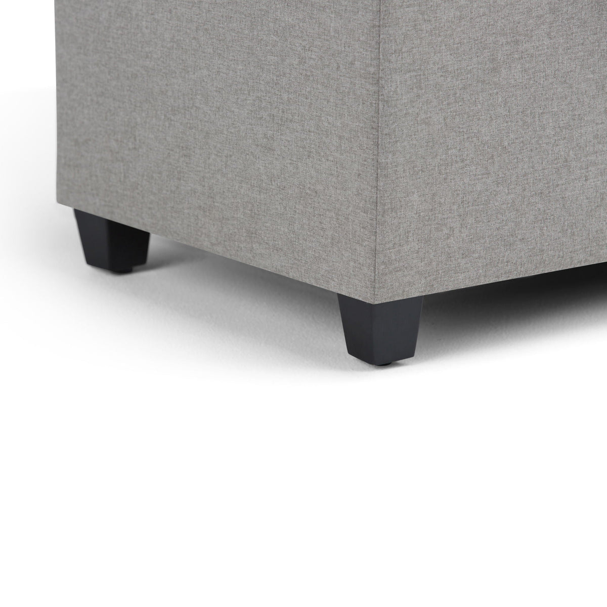 Upholstered Storage Ottoman Bench with Safety Hinge - Multiple Colors