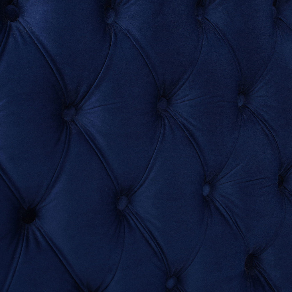 Tufted Panel Bed with Wingback Headboard and Footboard - Multiple Colors