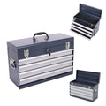 21-Inch Heavy Duty Metal Tool Box with 4 Drawers - Multiple Colors