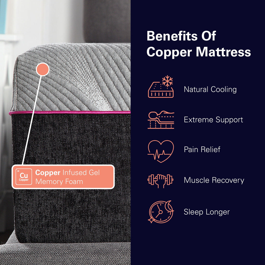 11" Renew Cooling GelCare Memory Foam Mattress with Cooling Layer - Gray