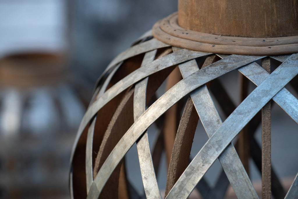 Decorative Lantern With Handle - Silver