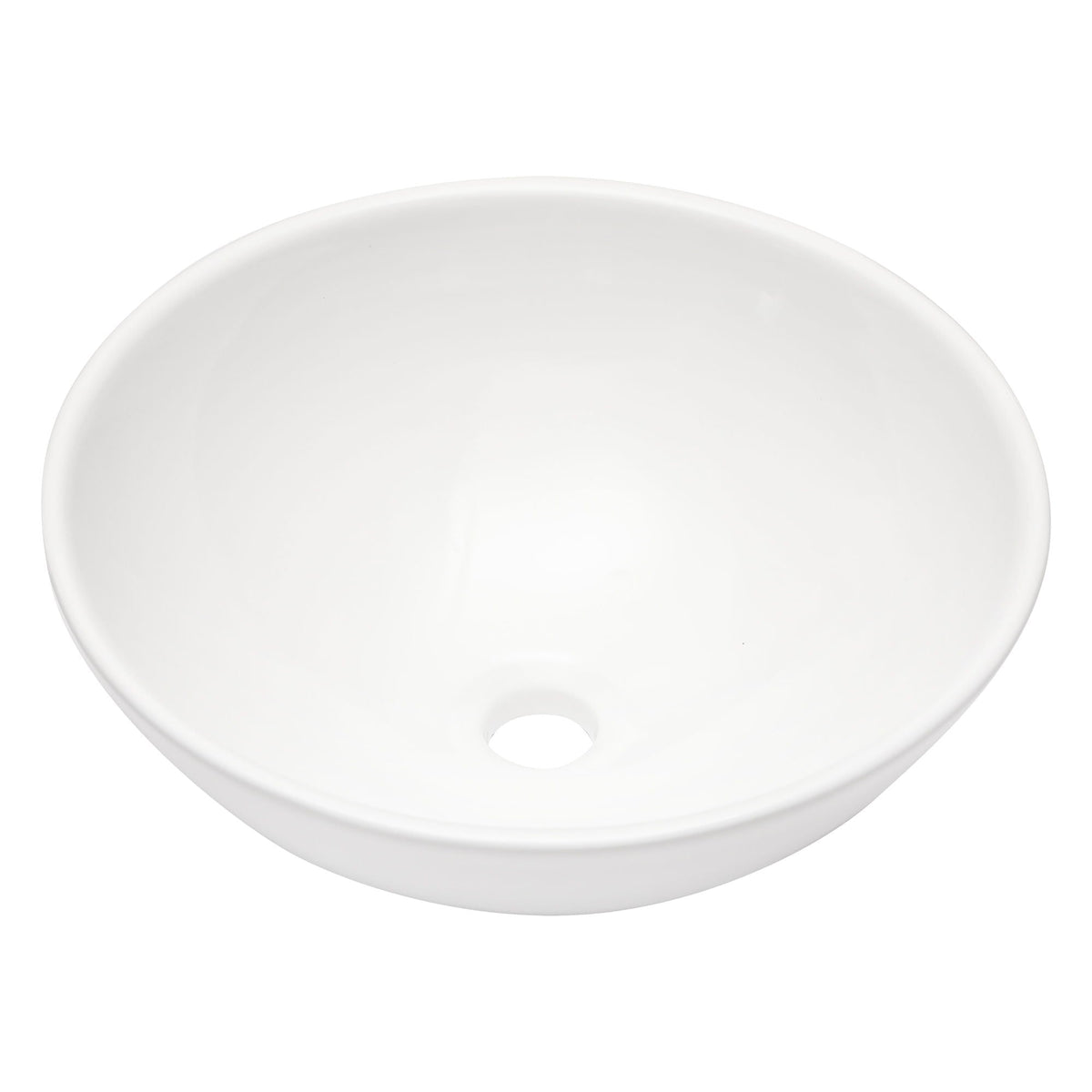 Modern Ceramic Circular Vessel Bathroom Sink