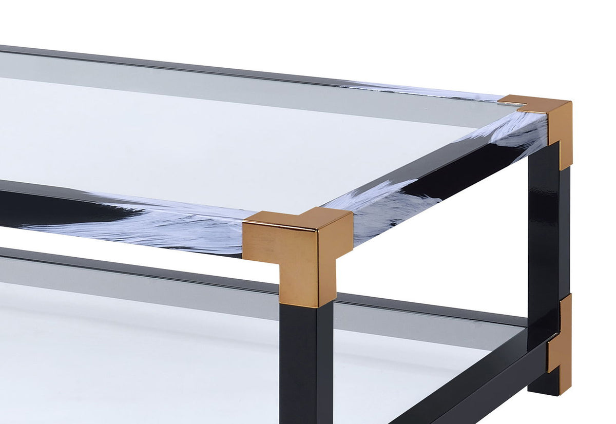 Lafty Glass Coffee Table - Multi