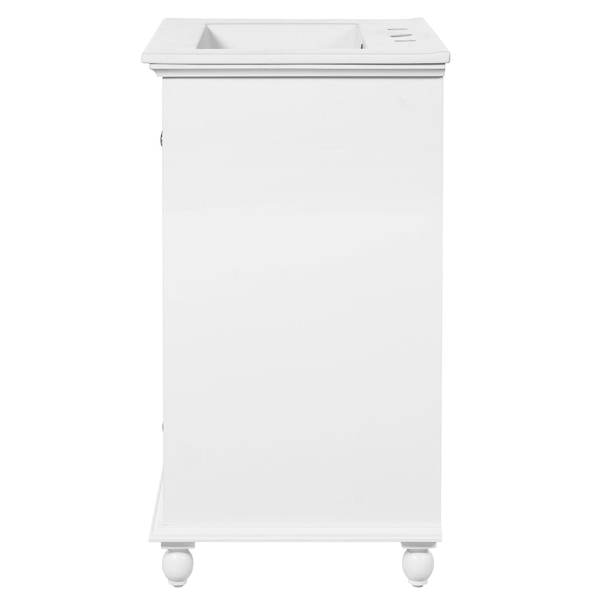 Modern Bathroom Vanity With Sink, Cabinet, And Drawers