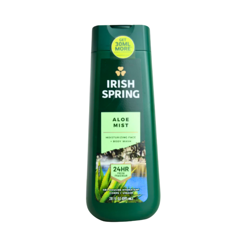 Irish Spring Men Aloe Mist Body Wash - 20 Fl Oz