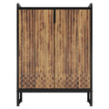 5 Tier Shoe Cabinet with Doors - Compact Storage Organizer