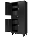 Metal Storage Cabinet with Drawer and Locking Doors